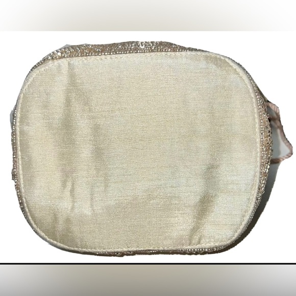 NWT From St. Xavier Nevada Drawstring Bag In Champagne MSRP $140 - Picture 5 of 5